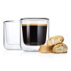 Kaffeglas NERO 200 ml, dobbeltvægget, Blomus