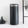 Touch top affaldsspand TOUCH BIN NEW 30 l, mat sort / sølv, Brabantia
