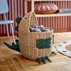 Legetøjs opbevaringskurv EDDIE 57 cm, rattan, Bloomingville