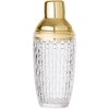 Shaker 19 cm, klar/guld, glas, Bloomingville
