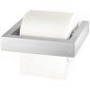 Toiletpapirholder LINEA 15 cm, mat, rustfrit stål, Zack