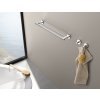 Håndklædestang SCALA 66 cm, dobbelt, poleret, rustfrit stål, Zack