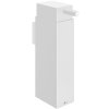 Sæbedispenser LINEA 190 ml, vægmonteret, hvid, rustfrit stål, Zack