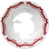 Spiseskål GUIRLANDE 16 cm, rød, porcelæn, Bjørn Wiinblad