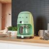 Dryp kaffemaskine 50'S STYLE DCF02PGEU, pastelgrøn, Smeg