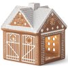 215969 svicen na cajovou svicku gingerbread christmas stable 11 5 cm hneda kamenina kahler