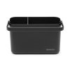 221714 drezovy organizer sinkside 22 cm tmave seda plast brabantia