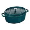 140969 ovalny hrnec o 37 cm morska modr staub