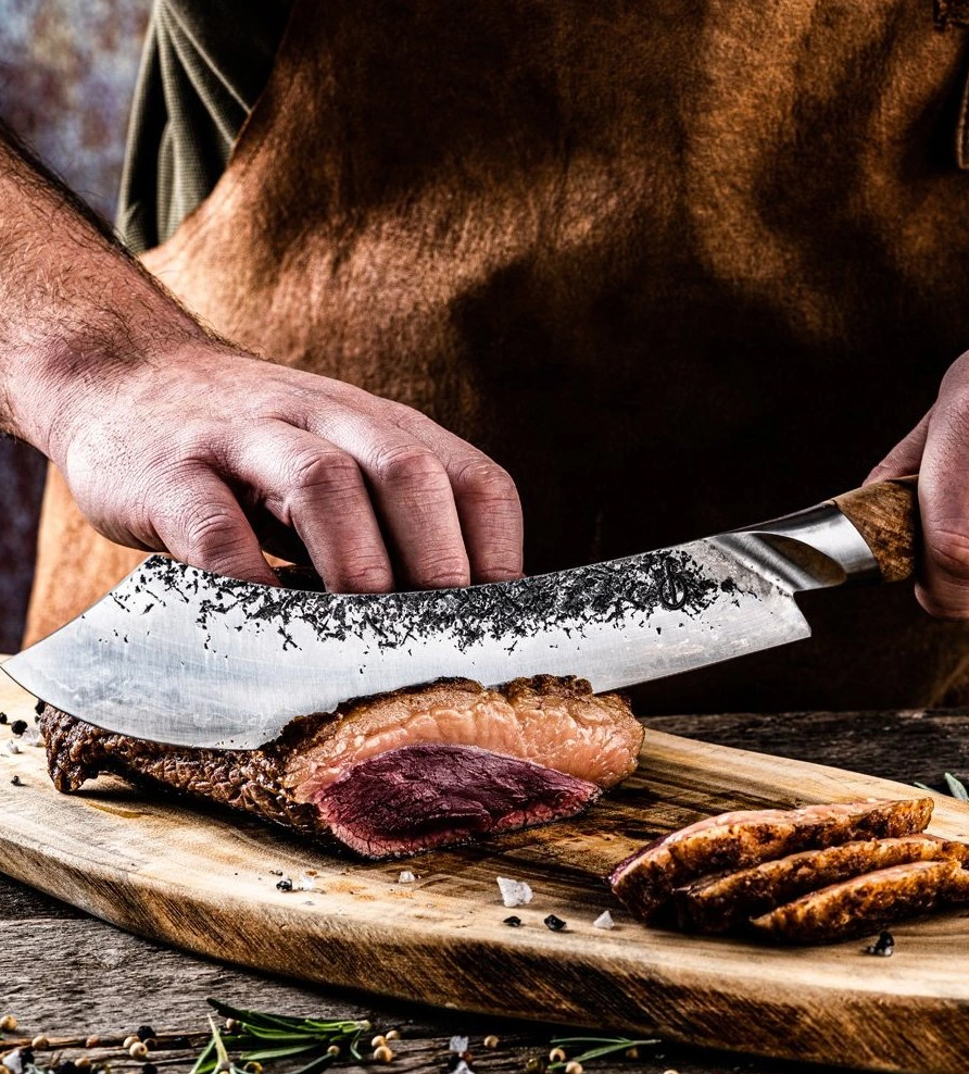 Cómo elegir un cuchillo de carnicero para un trinchado perfecto