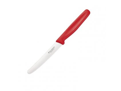 Cuchillo para tomates, 10 cm, rojo, Victorinox