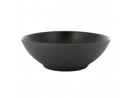 Bol para comer EQUINOX, 19 cm, negro mate, cerámica, REVOL