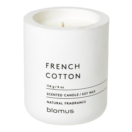 Vela perfumada FRAGA, ⌀ 6,5 cm, algodón francés, Blomus