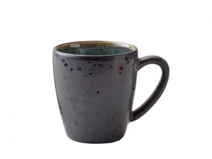 Taza, 190 ml, negra/verde, Bitz