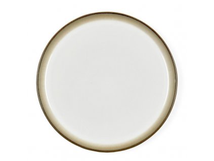 Plato de postre, 21 cm, gris/crema, Bitz