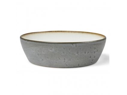 Bol para comer, 18 cm, gris/crema, Bitz