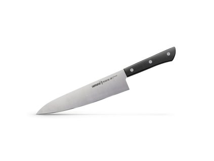 Cuchillo de chef HARAKIRI, 20 cm, negro, Samura