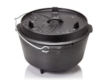 Olla con pie para cocinar al aire libre FT9, 9 l, hierro fundido, Petromax