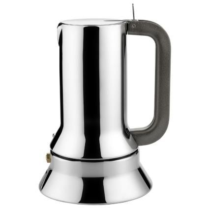 Cafetera 9090 500 ml, mango marrón, Alessi