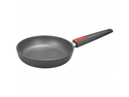 Sartén antiadherente TITANIUM NOWO, 24 cm, para inducción, mango desmontable, titanio, WOLL