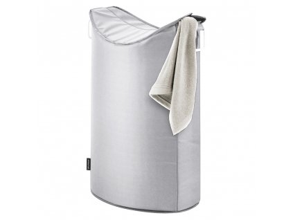 Bolsa para la colada FRISCO, 65 l, gris plata, Blomus