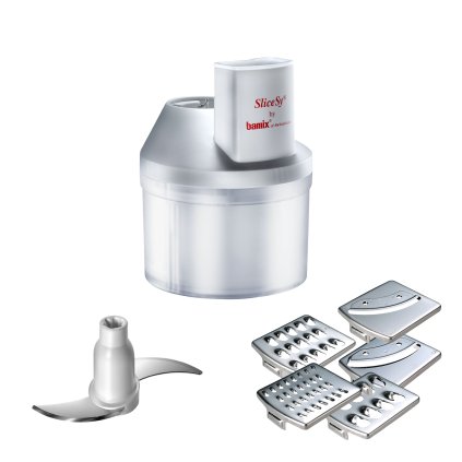 Rallador eléctrico SLICESY, gris claro, Bamix