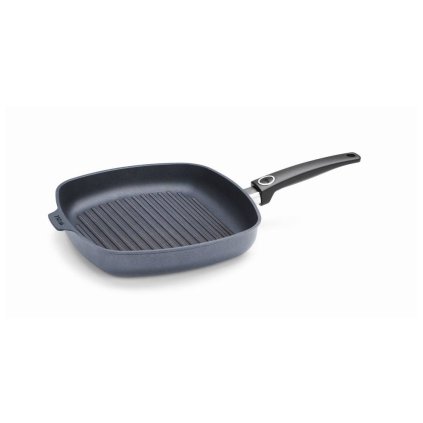 Sartén grill DIAMOND LITE, 28 x 28 cm, para inducción, titanio, WOLL