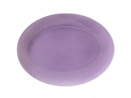 Fuente para servir RHOMBE 35 x 27 cm, morado claro, Lyngby