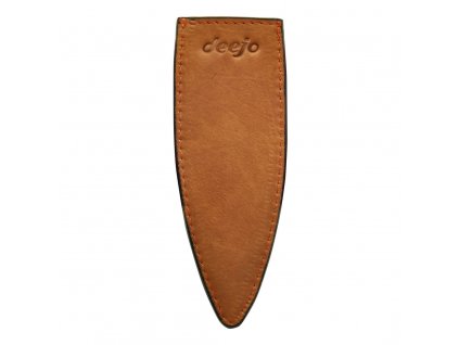 Funda de piel para cuchillo, 37 g, marrón natural, cuero, deejo