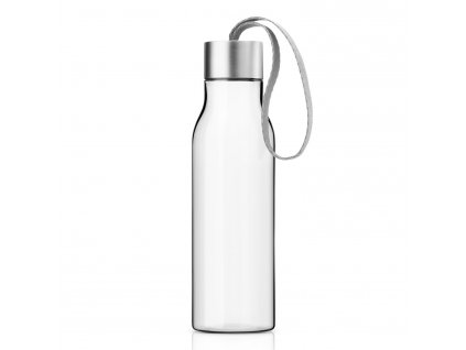 Botella de agua, 500 ml, con correa gris mármol, plástico, Eva Solo
