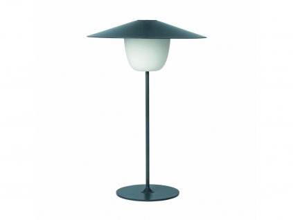 Lámpara de mesa portátil ANI L, 49 cm, LED, negro, Blomus