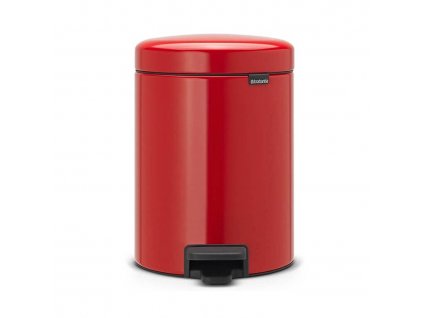 Cubo de basura con pedal NEWICON, 5 l, rojo, Brabantia