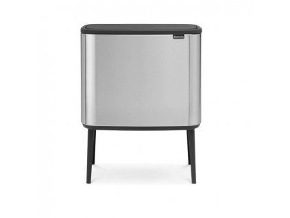 Cubo con tapa táctil BO, 36 l, acero mate, Brabantia