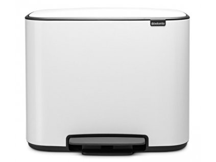 Cubo de basura con pedal BO, 36 l, blanco, Brabantia