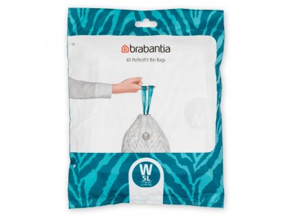 Bolsas de basura W PERFECTFIT, 5 l, 40 piezas, Brabantia