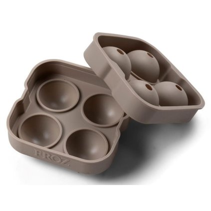 Molde para cubitos de hielo, para 4 bolas de hielo, silicona, Bitz