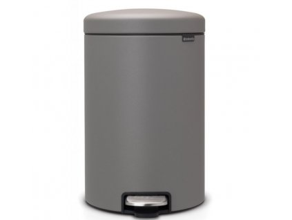 Cubo de basura con pedal NEWICON, 20 l, gris mineral, Brabantia