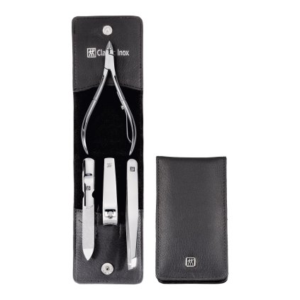 Set de manicura CLASSIC INOX, 4 pc, negro, Zwilling