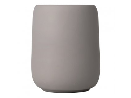 Vaso portacepillos SONO, gris topo, Blomus