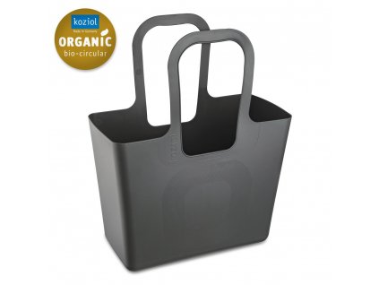 Bolsa de la compra TASCHE XL, gris ceniza natural, Koziol