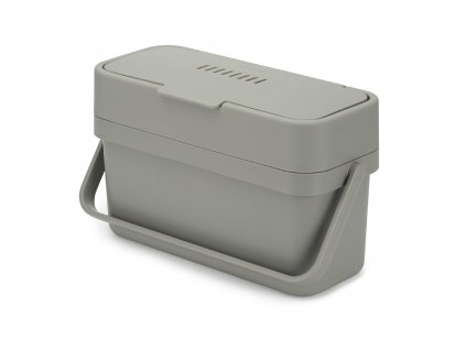 Cubo de basura DUO 30117, 4 l, gris, Joseph Joseph