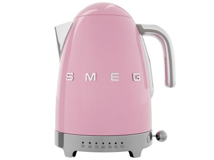 Hervidor de agua a temperatura controlada KLF04PKEU 1,7 l, rosa pastel, Smeg