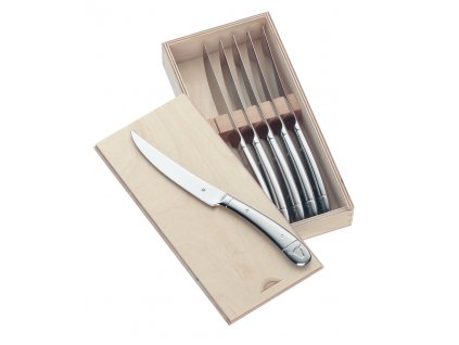 Juego de cuchillos para bistec, 6 piezas, caja de regalo, WMF