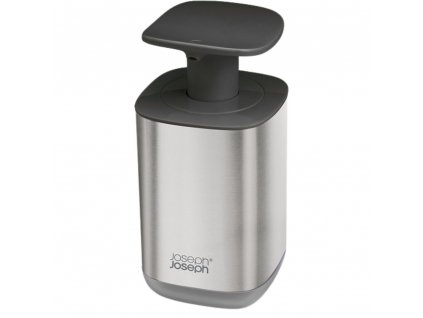 Dispensador de jabón PRESTO 85164 350 ml, gris, Joseph Joseph