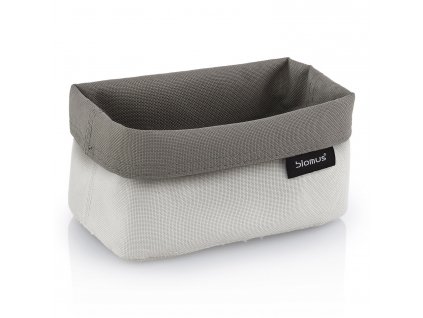 Cesta de almacenaje ARA, 14 cm, doble cara, arena/gris/marrón, Blomus