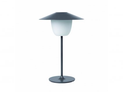 Lámpara de mesa portátil ANI, 33 cm, LED, gris cálido, Blomus