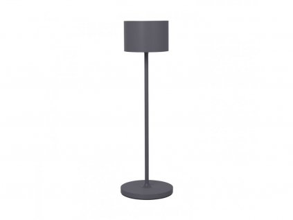 Lámpara de mesa portátil FAROL, 33 cm, LED, gris cálido, Blomus