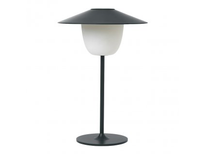 Lámpara de mesa portátil ANI, 33 cm, LED, gris oscuro, Blomus