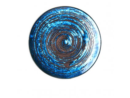 Plato llano COPPER SWIRL, 29 cm, MIJ