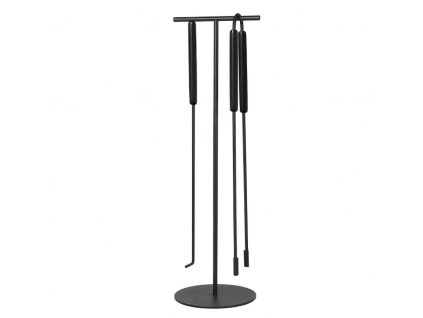 Juego de herramientas para chimenea ASHI, 3 piezas, negro, Blomus