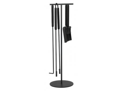 Juego de herramientas para chimenea ASHI, 5 piezas, negro, Blomus